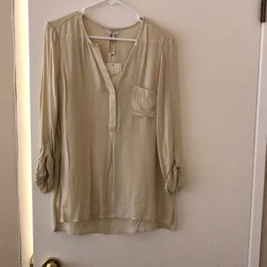 Joie NWT semi sheer tunic